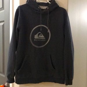 Grey Quiksilver Pullover Hoody